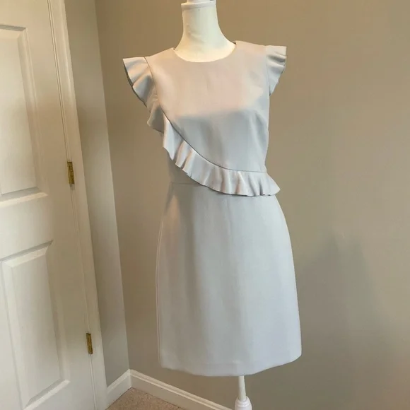 ann taylor light blue dress Light Summer Periwinkle Corded Lace Sleeveless Sheath Dress main image 0